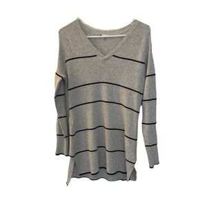 Women's Smartwool Wool Blend Shadow Pine‎ Stripe Tunic Sweater, Size M